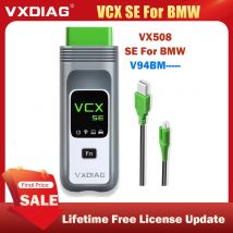 VXDIAG Automotive Scanner VCX VX508 For BMW J2534 ECU Coding Programming All System Diagnostic Tools Active Test 30 Services