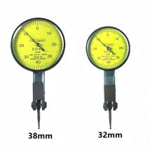 CNC 2046S Lever Table Dial Indicator 0-0.8mm 0.01mm Gauge Scale Dovetail Rails Indicator Measuring Tool 513-404