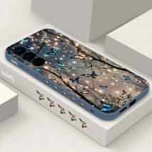 Dream Butterfly Print Phone Case For Samsung Galaxy S24 S25 FE S26 S25 S23 S22 Ultra A17 A56 A16 A55 A15 A36 5G Soft TPU Cover