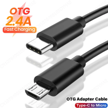 Cavo da tipo C a micro USB Adattatore USB tipo C veloce per Samsung Huawei Xiaomi OnePlus MacBook Pro OTG Cavo micro USB per telefono cellulare