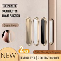 2Pcs Kamera Kondensator Aufkleber Taste Für iPhone 16 Pro Max 16Pro 16Plus Seite Control Taste Für iPhone 16ProMax seite Schutz