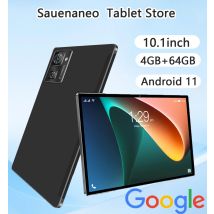 Sauenaneo PC Tablet 4 GB RAM 64 GB ROM (1 TB Erweiterung) Unterstützt Google Office Dual-SIM-Karten Dual-Kameras Android 11