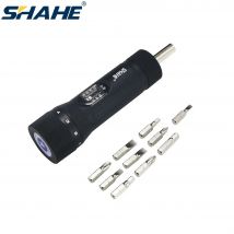 SHAHE 1/4" Antrieb Drehmoment-Schraubendreher-Schraubenschlüssel-Set 10-70 In-lb 10-teiliges Bits-Set für Wartungswerkzeuge, Fahrradreparatur und Montage