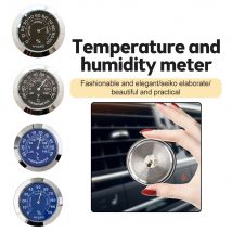 Indoor Outdoor Hygrometer Thermometer Humidity Gauge Indicator MetalPanel Temperature Humidity Monitor Analog Hygrometer