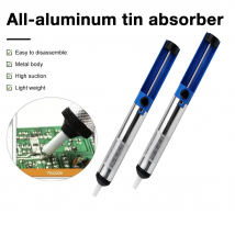 Aluminiowa metalowa pompa rozlutownicza pistolet ssący lutownica Sucker Pen usuwanie próżniowa pompa rozlutowująca