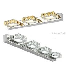 Lampa Kryształowa Lustro 16/32/46/62cm Długa Szampańska/Biała LED Kinkiet z Sterownikiem IC 110/220V Lampy Łazienkowe Kinkiet