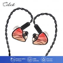 Celest IgniteX Beast 1DD + 1BA Auricolari con monitor auricolari ibridi doppio driver IEM 3,5 mm tipo C con cavo MIC Cuffie audio