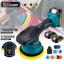Gisha Cordless Car Polisher 8 Marce Regolabile Auto Elettrica Ceretta Levigatura Sigillatura Smalto Strumento di Potere Fit Makita 18v Batteria Spille