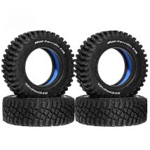 4pcs 1.9 Inch Rubber Tyres 90x36mm for 1/12 1/10 Crawler Car Compatible with MJX H12Y+ AXIAL SCX10 Tamiya  D90 D10 HSP HPI WLTOY