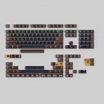 1 Satz Resonanz-Tasten kappen pbt Farbstoff subbett lichtdichte Tasten kappen Kirschprofil-Tasten kappe für mx-Schalter Tastatur Split-Leertaste Doppel b