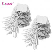 100/50/20P Zehn Elektroden Pad EMS Muskel Stimulator Patch Wiederverwendbare Austauschbare Vliesstoff Selbstklebende Massage Aufkleber
