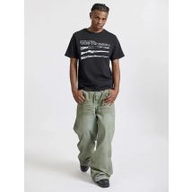 Herren T-Shirt Bedruckt Grafik Baumwolle Harajuku Übergroße Vintage Koreanische Mode Kurzarm Tops T-Shirts Y2k Streetwear Kleidung