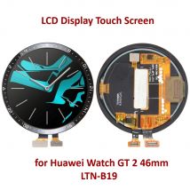 LCD-Display, Touchscreen für Huawei Watch GT2 46 mm, mit Digitizer, komplette Montage, Uhrendisplay, LCD-Bildschirm, Reparatur, Ersatzteil