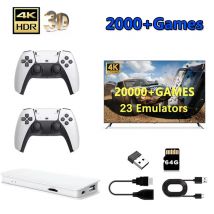 M15  Retro Game Stick Video Game Consolei Built-in 20000 Games Wireless Controller Gamepads  4K Min Video Game Support 2 Players