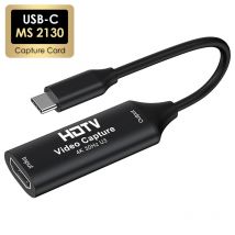 Typ C USB 3,0/2,0 Video Capture Karte HDMI-kompatibel 4K 30Hz MS2130 Game Grabber Rekord für schalter Xbox PS4/5 Live Broadcast