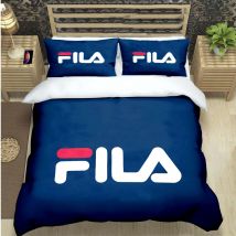Hot Logo Print Bedding Sets Bed Supplies Set  Comforter Set  Teens Girls Cartoon Twin Single Kid  F-Fila Luxury Gift
