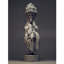 Unmontierte 1/10 antike Frauenbüste, Miniaturmodellbausätze aus Kunstharz, unbemalt