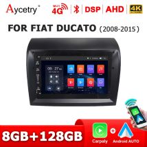 Autoradio Android 15 per Fiat Ducato 2008-2015 Citroen Jumper Peugeot Boxer 2 DIN con Carplay Android Auto 4G LTE