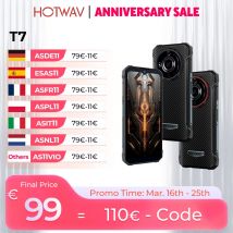 HOTWAV T7 Robusto Smartphone Ultra Sottile 6.52 ''HD + Display 21MP Fotocamera Posteriore Cellulare 6280mAh Batteria Android 13 Cellulare