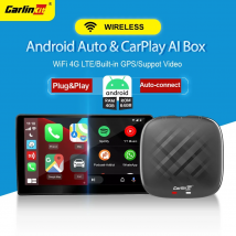 CarlinKit CarPlay Ai Box 2.4G&5Ghz WiFi Bluetooth Auto Connect Wireless Android Auto CarPlay Adattatore GPS integrato Google Play Store YouTube Android 11 TV Box