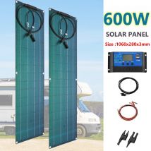 300w 600w flexible Solar panel Kit 12V Batterie ladegerät mono kristalline Solaranlage für Power Bank Camping Yacht Auto RV Boot