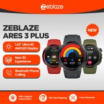 Nuovo Zeblaze Ares 3 Plus 1.43 ''Display AMOLED HD Chiamate vocali Smartwatch Nuovo 3D Interattivo Salute e Fitness Tracking Smart Watch