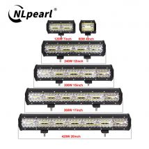 NLpearl LED Bar Work Light 12V 24V Offroad Spot Flood Combo LED Bar Work Light dla ATV UTV Jeep Lada
