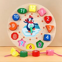 Montessori Holzspielzeug für Babys 1 2 3 Jahre Junge Mädchen Geschenk Baby Entwicklungsspiele Holzpuzzle für Kinder Lernspielzeug
