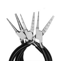 Precision Round /Square Nose Pliers (2~8mm Loops) Wire Looping Pliers for Beading Jewelry Making and Wire Forming