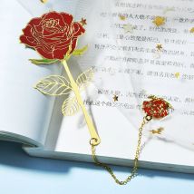 Blumen blatt Metall Lesezeichen Quaste Anhänger Retro Briefpapier Lesebuch Clip Student Geschenk Schule Büro liefert Paginierung marke