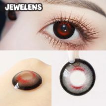 JEWELENS Alien Stage Cosplay Lenti a contatto colorate Anime Ivan Till Pupil 6 mesi 1 paio di lenti di Halloween