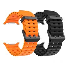 Marine Band für Samsung Galaxy Watch Ultra 2025 47 mm Silikonarmband Ocean Armband Sport Correa Galaxy Watch 7 8 Ultra Armband