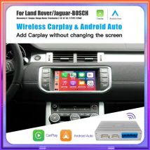 Drahtloses Carplay Android Auto passend für Land Rover Jaguar Bosch Discovery 4 Evoque Freelander 2 XE XF XJ Decorde