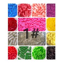 Size 1 Joined Capsules,100pcs/Bag! All Kinds of Colored Empty Gelatin Capsule,Empty Capsule,Capsule Shell,Capsule Case,Pill