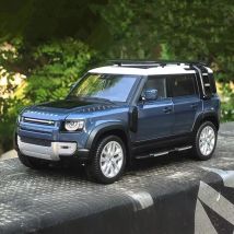 1/18 Range Land Rover Defender Geländewagen Auto Modell Druckguss Metall Spielzeug Offroad-Fahrzeug Auto Modell Sound Licht Simulation Kinder Geschenk