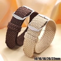14mm 16mm 18mm 20mm 22mm Nylon Woven Canvas Uhrenarmband für Perlon für Omega Armband Armband Männer Frauen Sport Armband Zubehör
