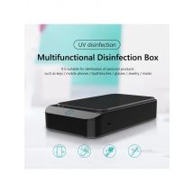 X2 Electric Disinfection Box Multifunctional Phone UV Sterilizer Jewelry Makeup Tool Cellphone Cleaner UV Protection Storage Box