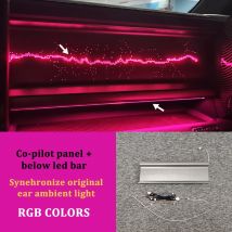 Pannello Luminoso Cielo Stellato per Co-pilota Chery Jetour Traveller T2 2023-2026, Luce Ambientale Speciale con 64 Colori Regolabili, Accessori