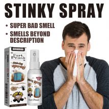 DOWMOO Fart Prank Stinky Spray Non Toxic Strong Odor Prank Toy Joke Entertainment Halloween Props Liquid Portable Party Supplies