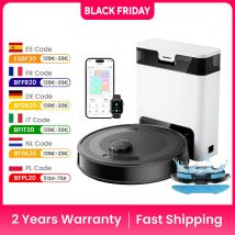 Lefant M2 Pro LDS Robot Vacuum and Mop Combo,  6000Pa Suction, Smart Mapping,60 Days Hands off Cleaning Vacuum