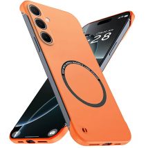 Magnetic Slim for Samsung Galaxy A56 5G 6.7" Frameless Phone Cases Matte Anti-Scratch Hard PC Cover Borderless Shockproof Armor