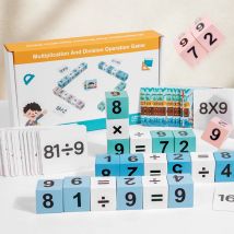 Kinder Holz Montessori Zahlenblock Kognitive Paarung Puzzle Lernen Addition und Subtraktion Bildung Spielzeug Kampfspiel
