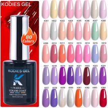 KODIES GEL Nuovo smalto gel per unghie 9ML Inverno Colore nudo Gel Vernis Semi permanente UV French Manicure Art Gel Vernice Qualità salone