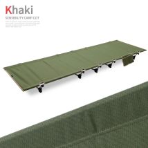 Outdoor Lightweight Folding Bed Portable Camping Simple Camp Bed Escort Lunch Break Oxford Cloth Camping Simple Leisure Bed