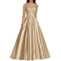 Customized A Line Women Evening Dresses Satin Appliques Prom Party Gowns Formal Vestido De Noche Abenkleider robes de soirée