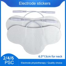 Stimolatore muscolare nervoso Gel di silicone Elettrodi EMS Collo Patch non tessuta Cuscinetti autoadesivi per agopuntura Fisioterapia TENS
