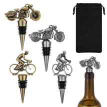 Radfahren/Motorrad Design Weinflaschen verschlüsse Zink legierung Metall Champagner Stopper einzigartige Wein Geschenk Bar Werkzeug