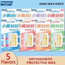 1 Packung Fawnmum Zahnspangen Wachs für Zähne Zahnpflege Kiefer ortho pä disches Wachs für Zahnspangen träger