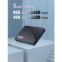 H96 MAX RK3566 Smart TV Box Android11 TV Box 4K@60fps 1000M/LAN Dual Wifi6 BT4.0 Google Voice Assistant Media Player Set Top Box