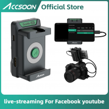 SEEMO Scheda di acquisizione video 3 in 1 ACCSOON per iPhone iPad IOS HDMI 4K 1080P60 per fotocamera Registrazione in streaming live Monitor video